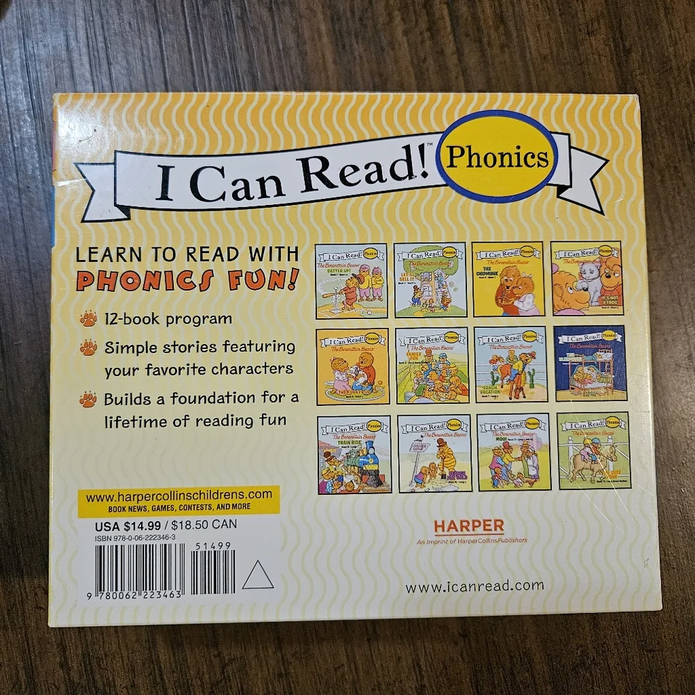 [The Berenstain Bears] I Can Read Phonics Fun Books